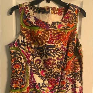 Talbots multi-colored shift dress